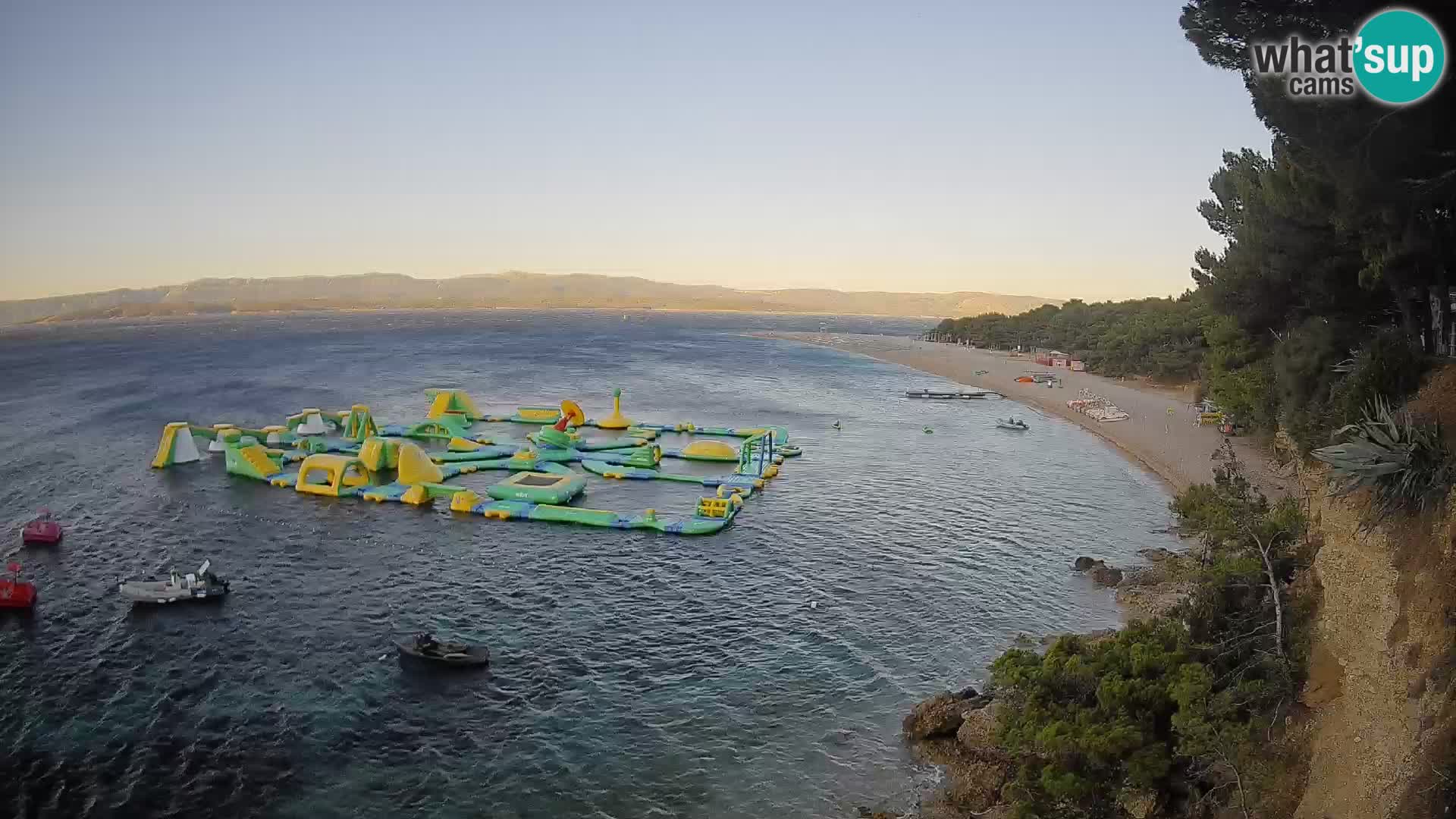 Webcam Bol Zlatni Rat – Vista en vivo desde la isla de Brač
