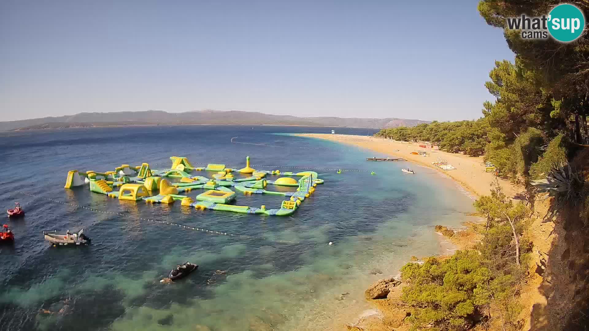 Webcam Bol Zlatni Rat – Vista en vivo desde la isla de Brač
