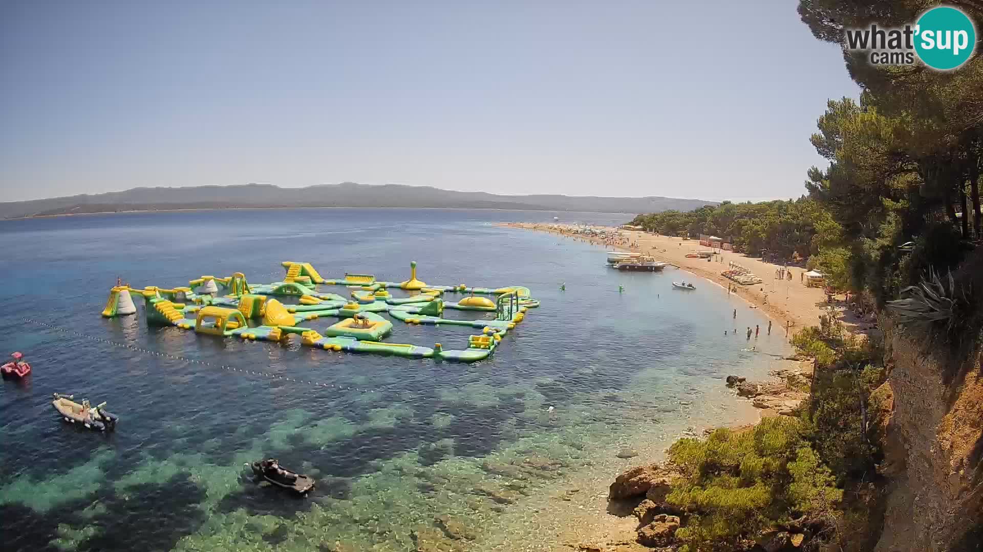 Webcam Bol Zlatni Rat – Vista en vivo desde la isla de Brač
