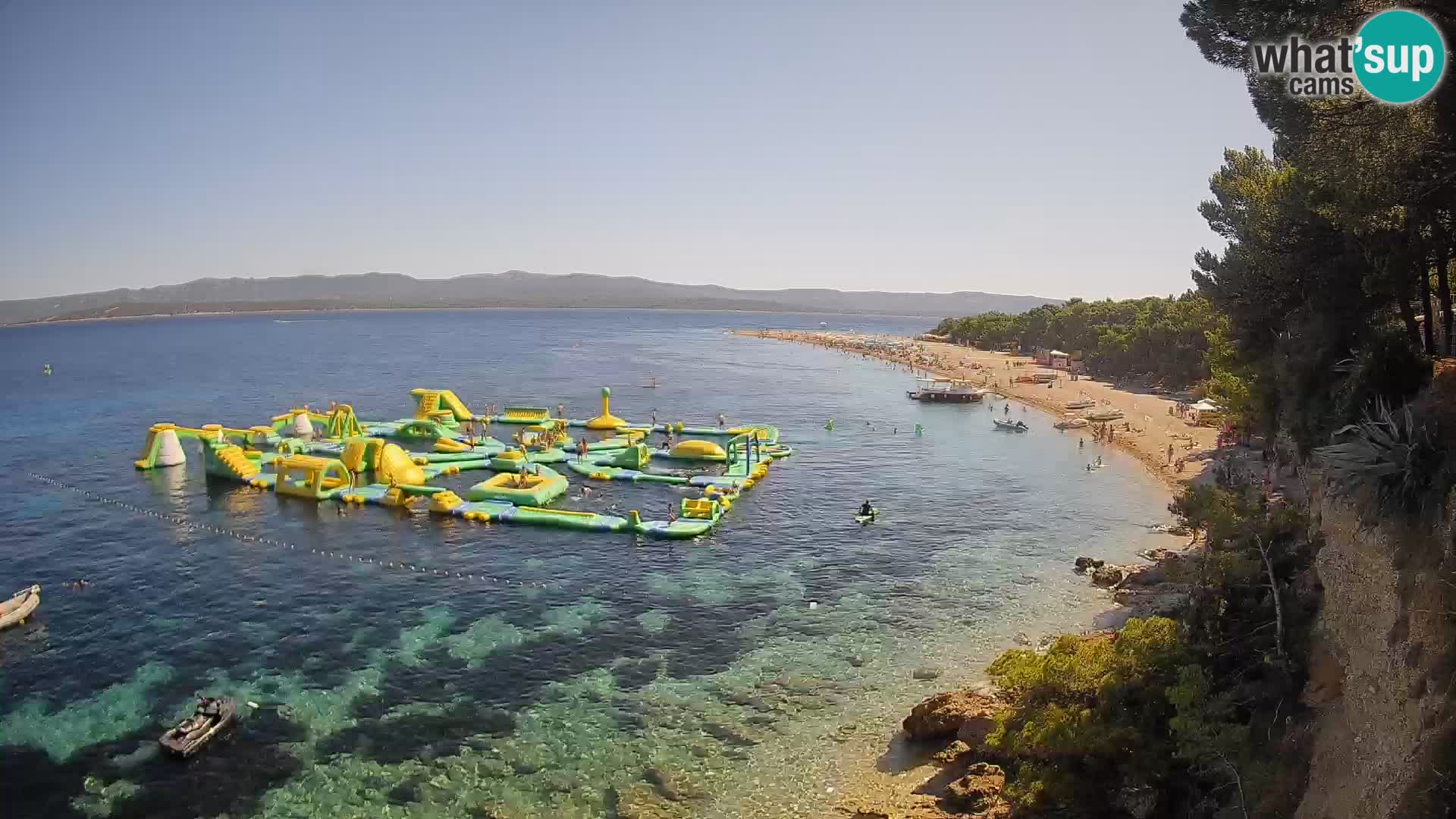 Webcam Bol Zlatni Rat – Vista en vivo desde la isla de Brač