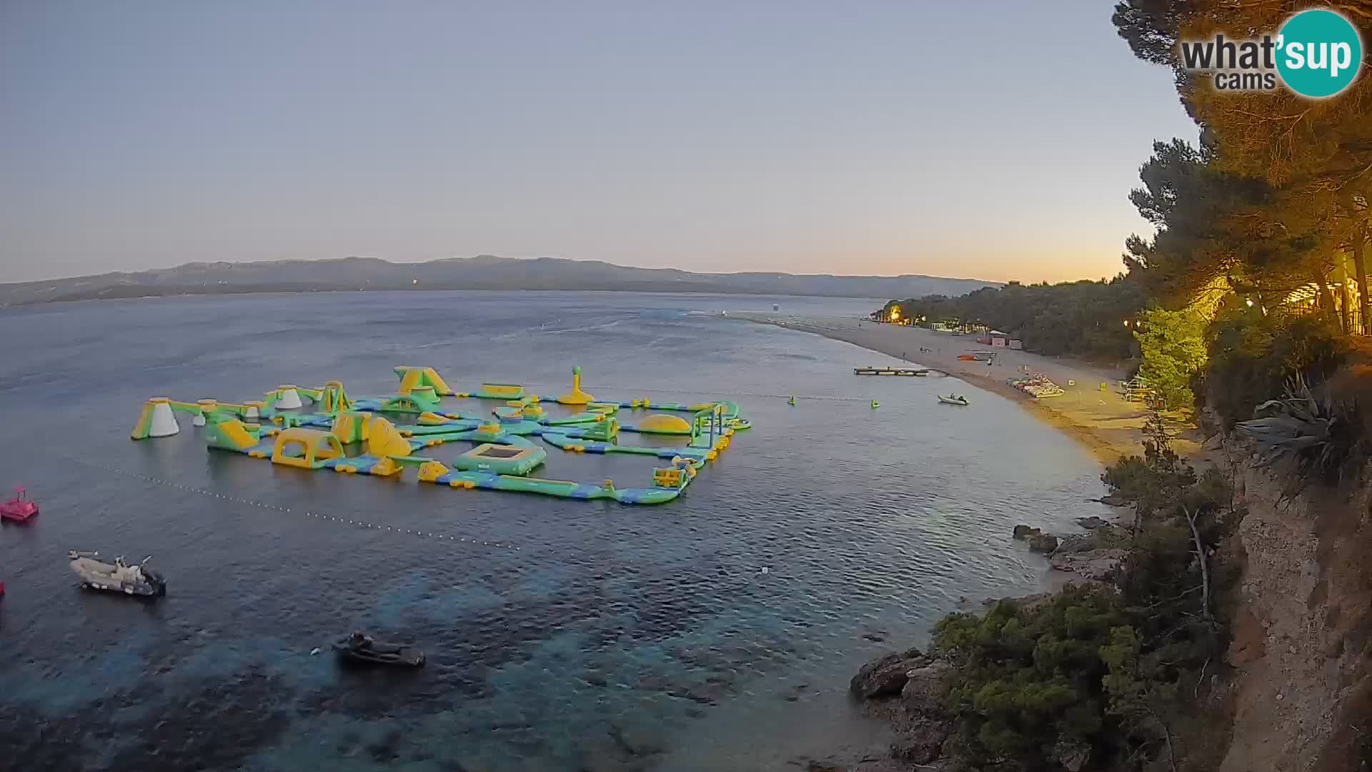 Webcam Bol Zlatni Rat – Vista en vivo desde la isla de Brač