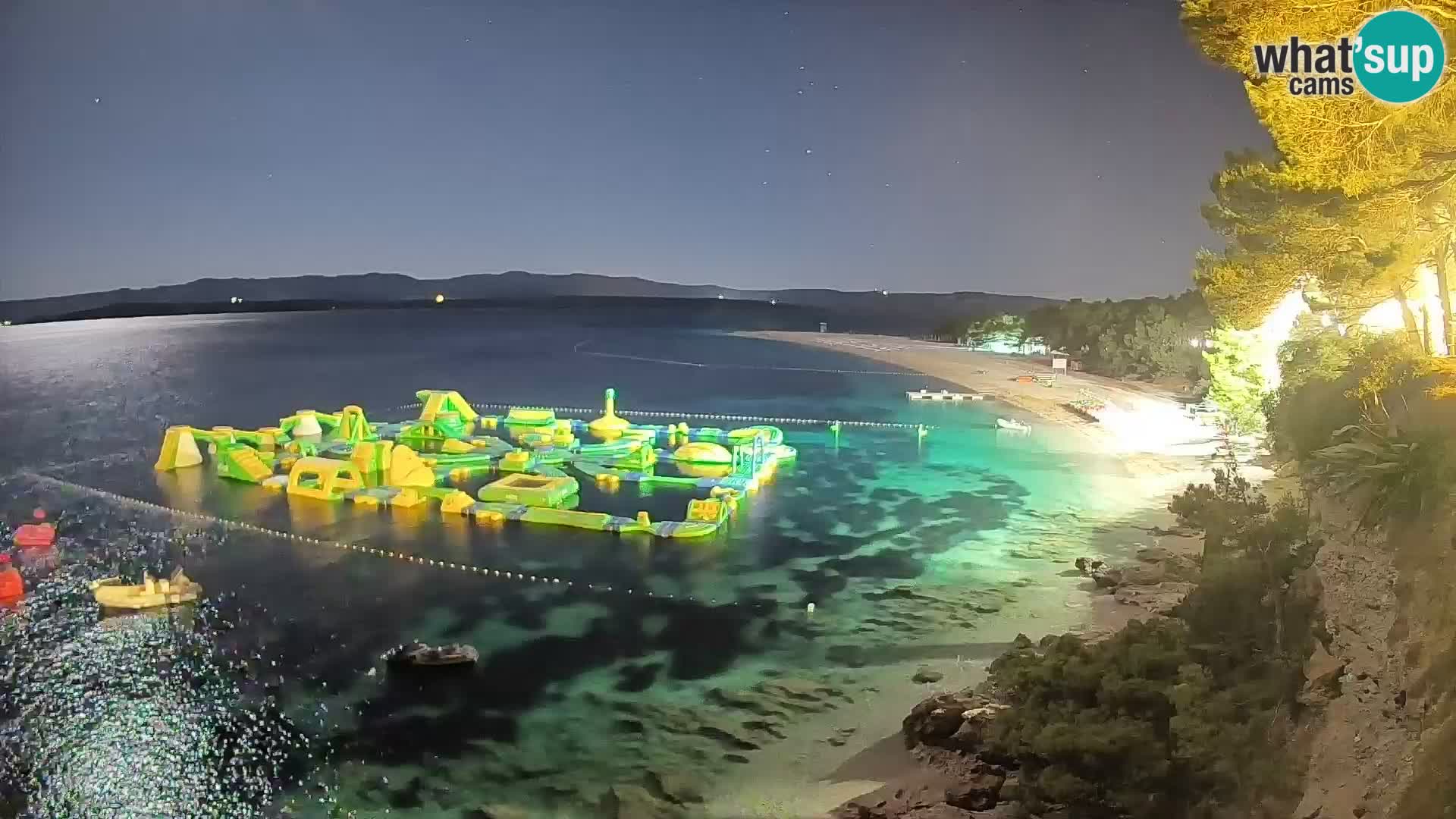 Webcam Bol Zlatni Rat – Vista en vivo desde la isla de Brač