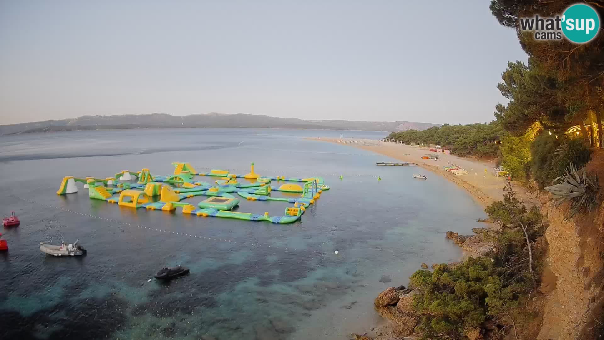 Webcam Bol Zlatni Rat – Vista en vivo desde la isla de Brač