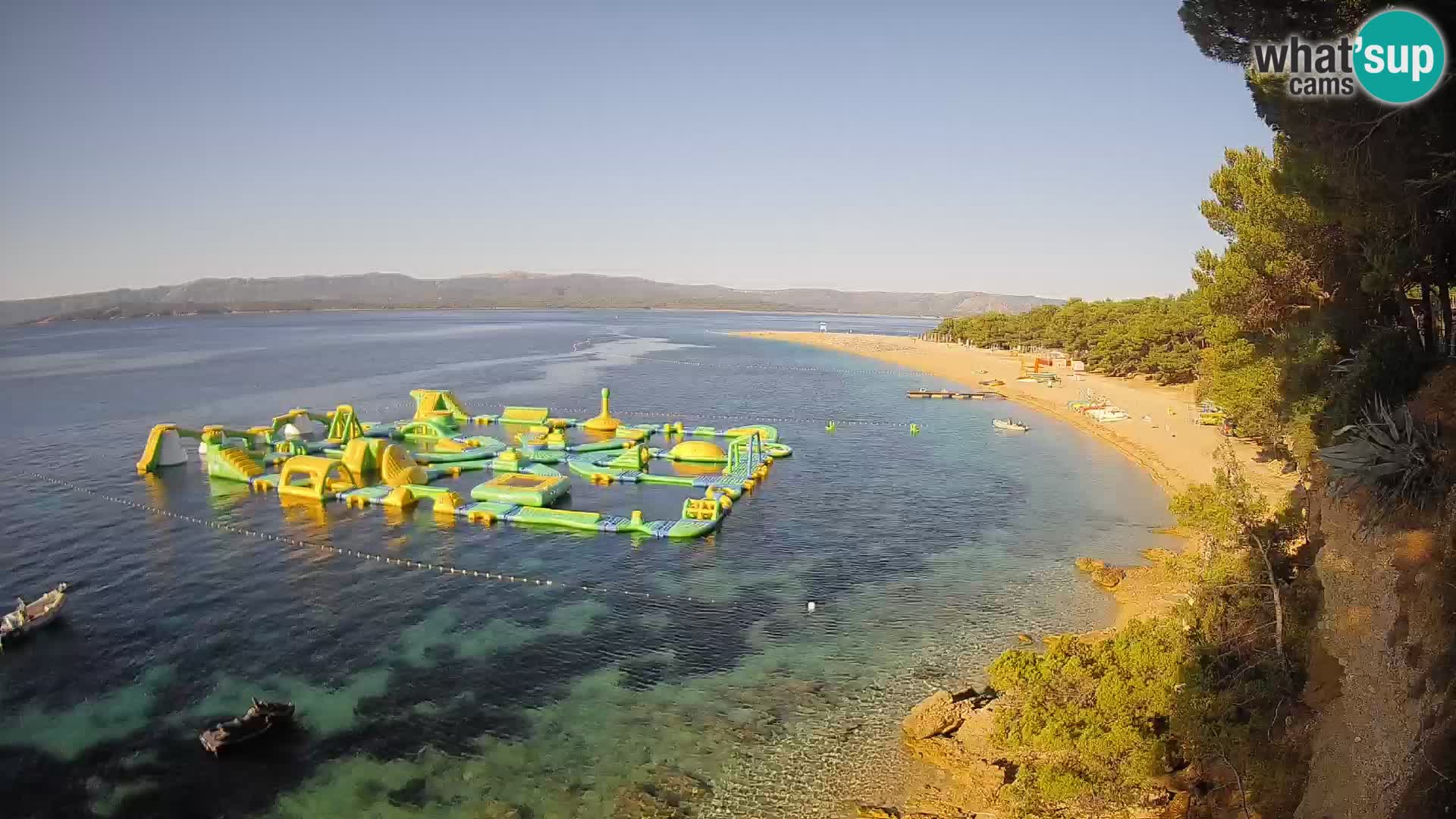 Webcam Bol Zlatni Rat – Vista en vivo desde la isla de Brač