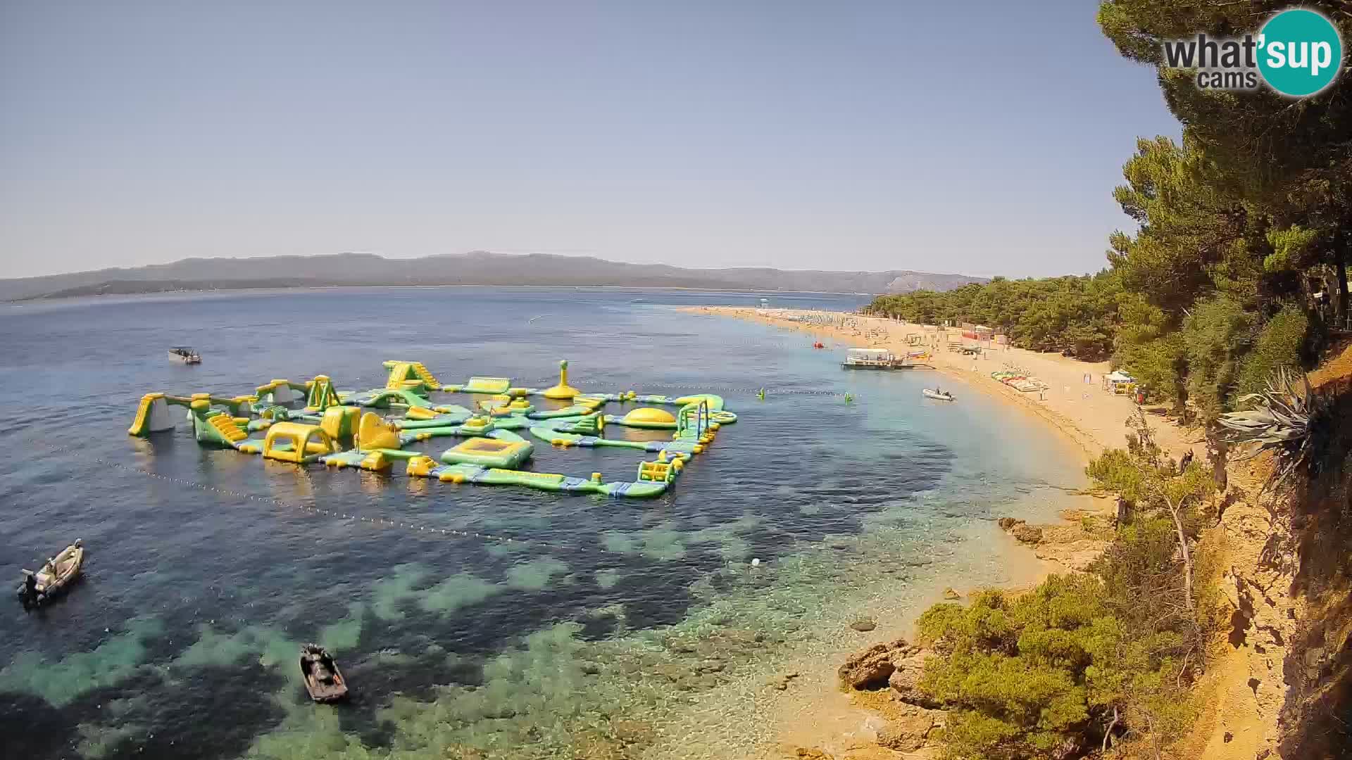 Webcam Bol Zlatni Rat – Vista en vivo desde la isla de Brač