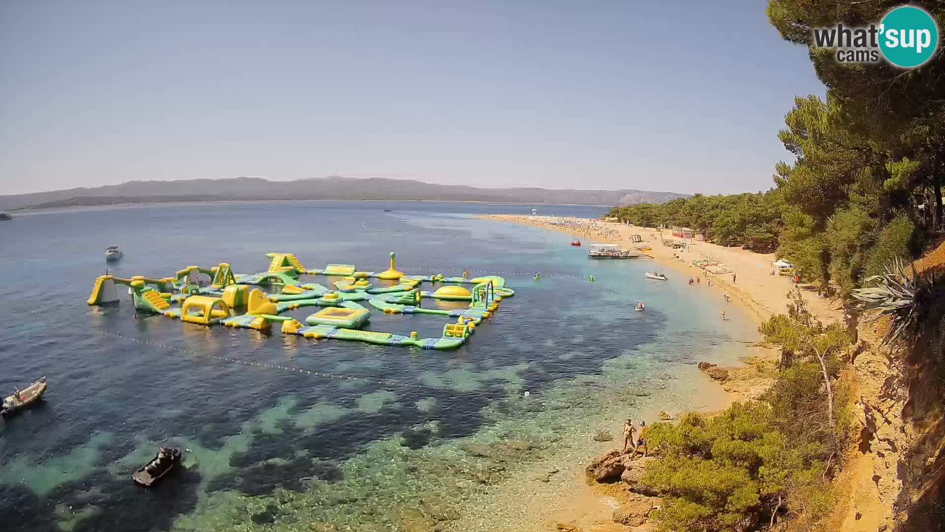 Webcam Bol Zlatni Rat – Vista en vivo desde la isla de Brač