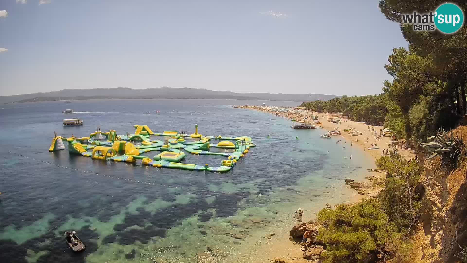 Webcam Bol Zlatni Rat – Vista en vivo desde la isla de Brač