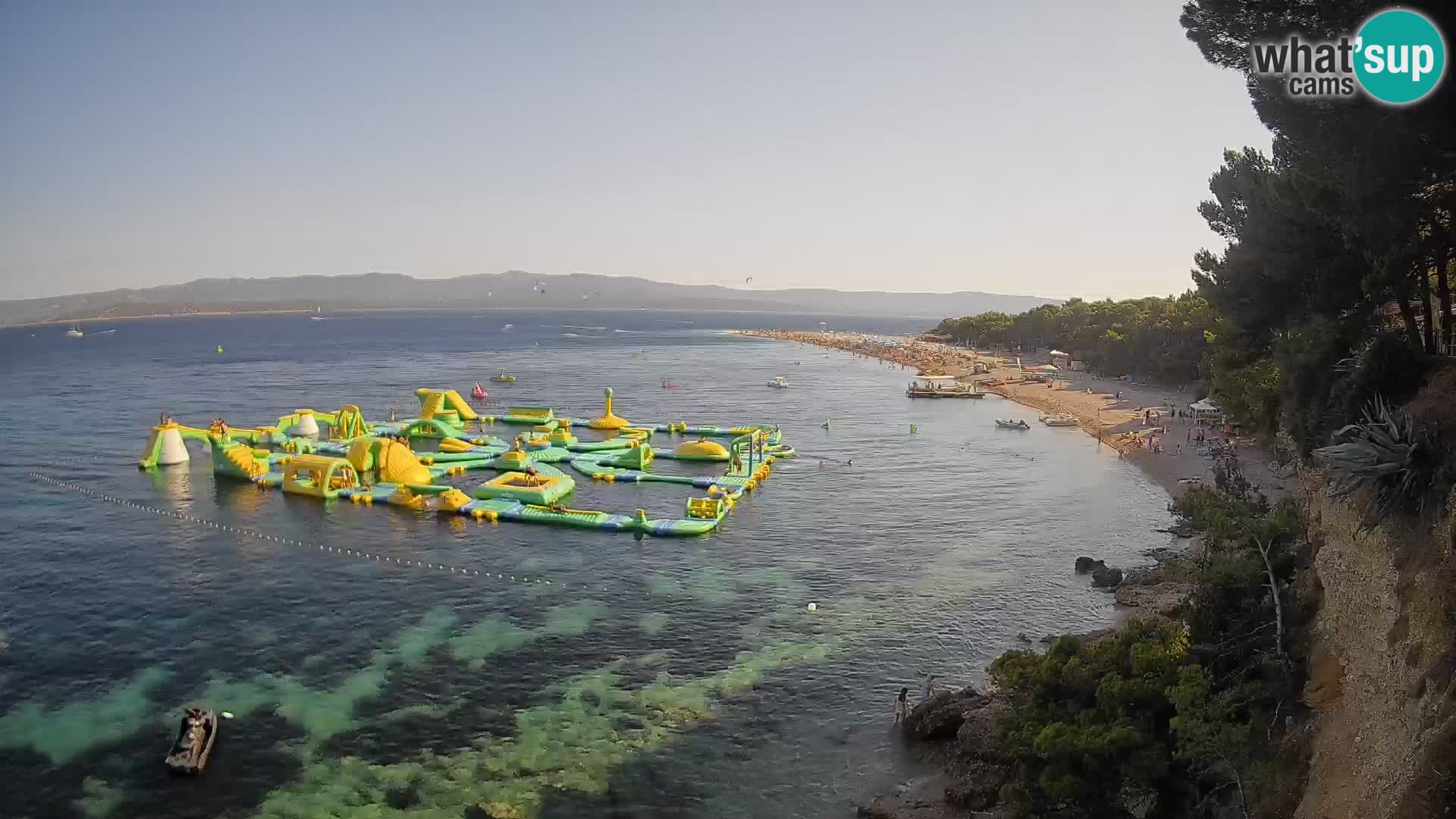 Webcam Zlatni Rat Bol – Liveblick vom berühmten Strand auf Brač