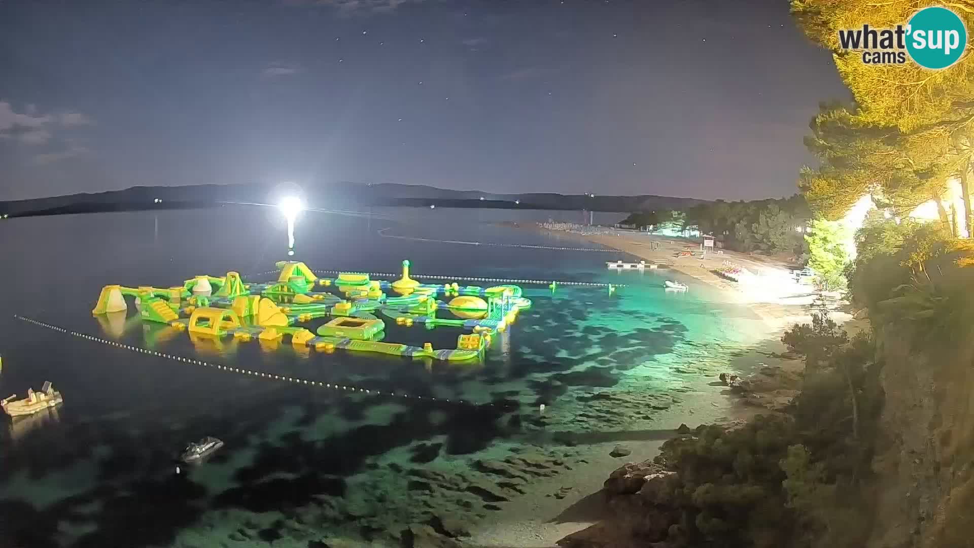 Webcam Bol Zlatni Rat – Vista en vivo desde la isla de Brač