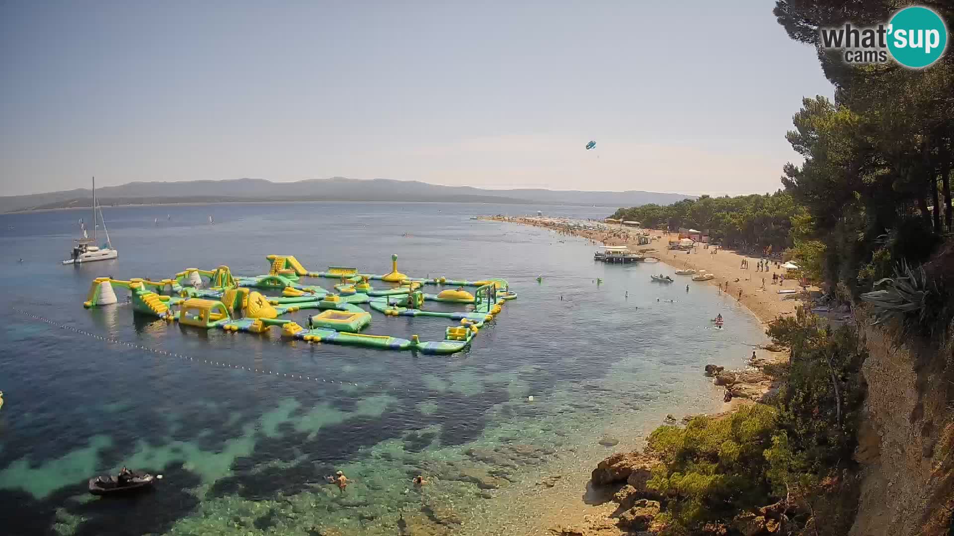 Webcam Bol Zlatni Rat – Vue en direct depuis l’île de Brač