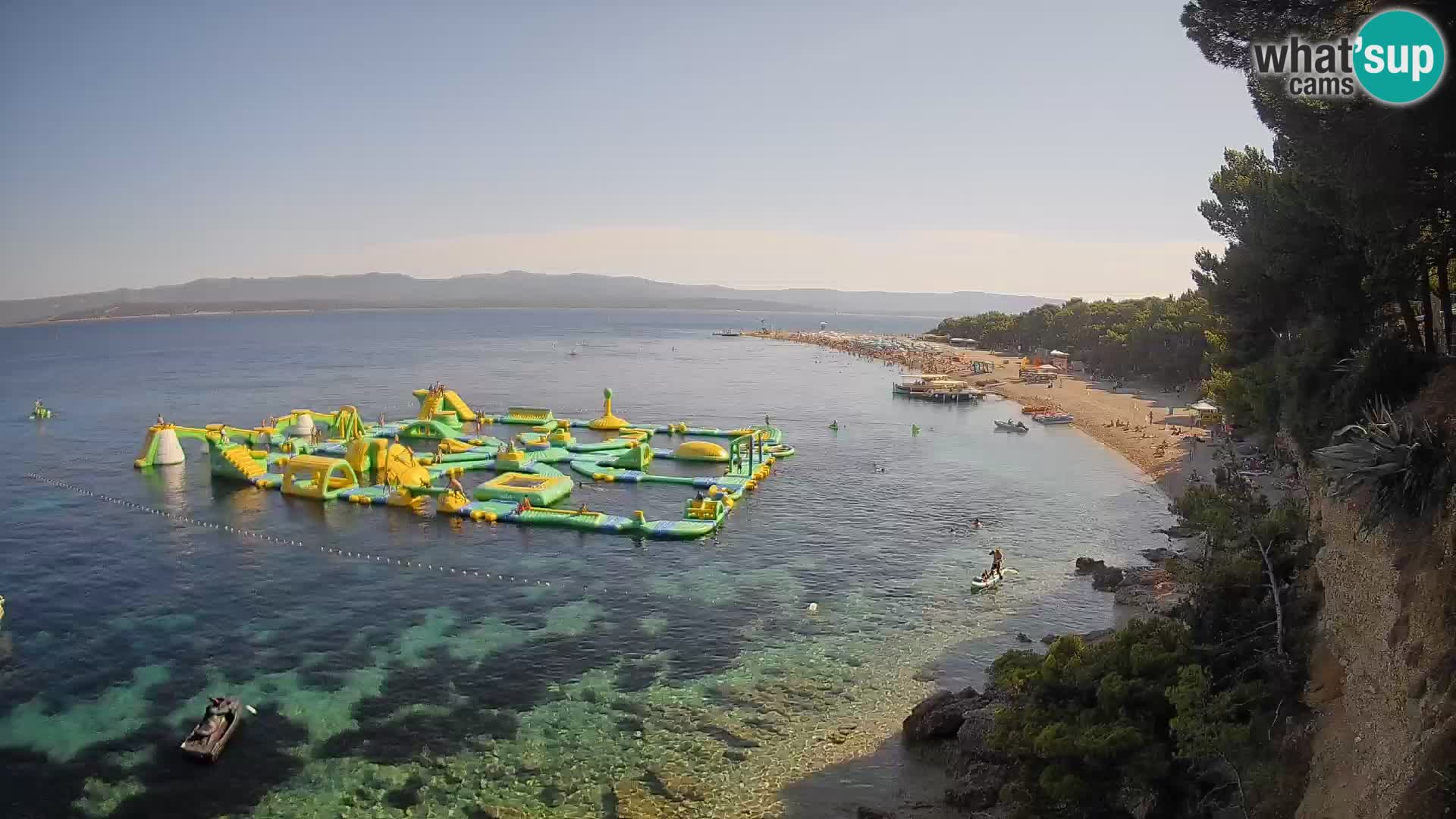 Web kamera Bol Zlatni Rat – Pogled uživo s otoka Brača