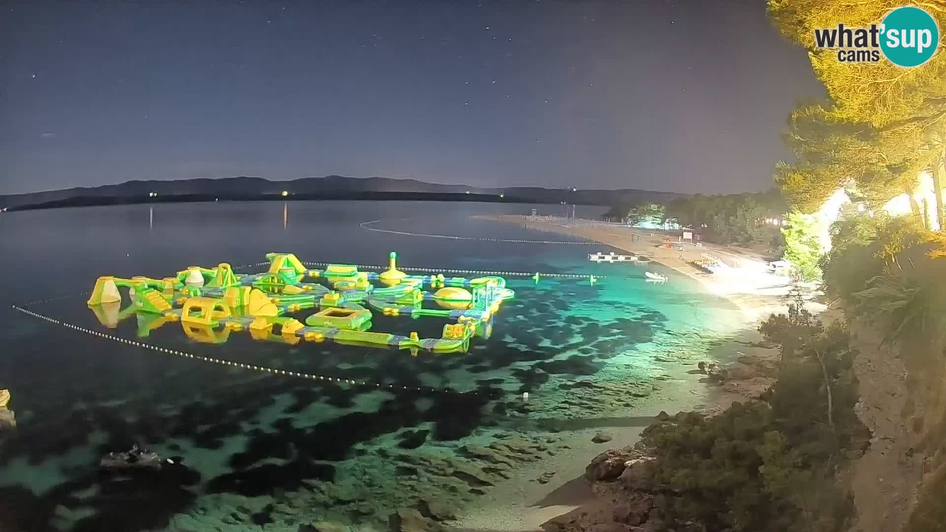 Webcam Bol Zlatni Rat – Vista en vivo desde la isla de Brač