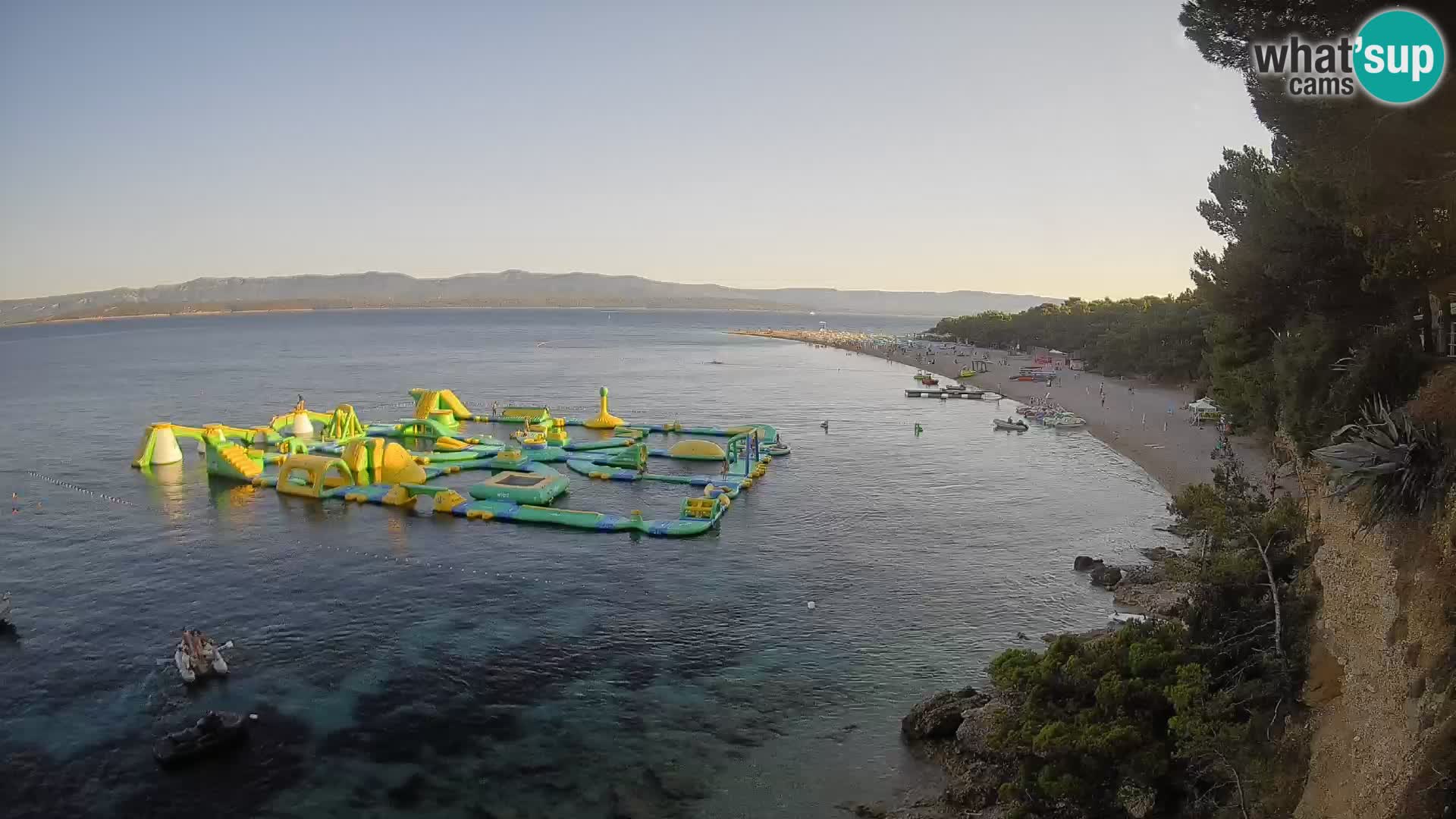 Webcam Zlatni Rat Bol – Liveblick vom berühmten Strand auf Brač