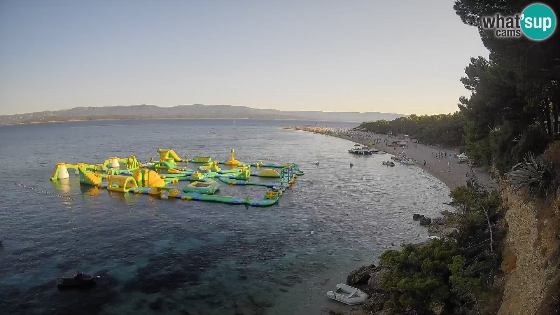Webcam Zlatni Rat Bol – Liveblick vom berühmten Strand auf Brač