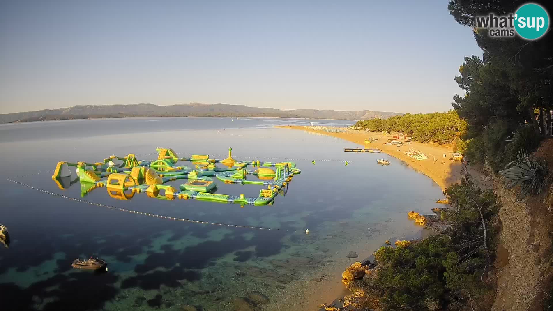 Webcam Bol Zlatni Rat – Vista en vivo desde la isla de Brač