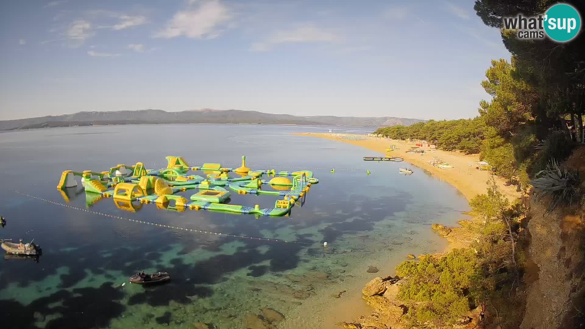Webcam Bol Zlatni Rat – Vista en vivo desde la isla de Brač