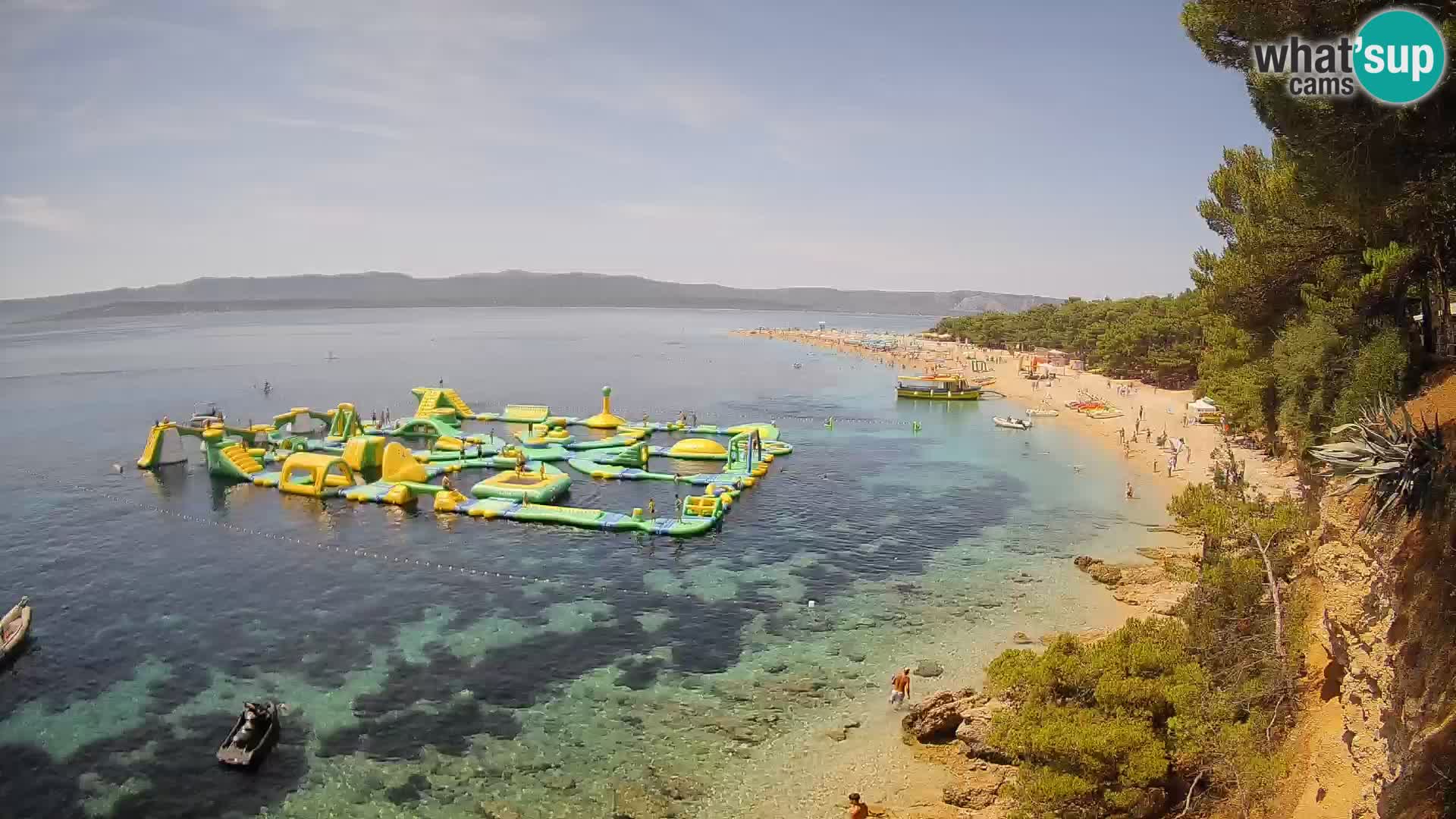 Webcam Bol Zlatni Rat – Vista en vivo desde la isla de Brač