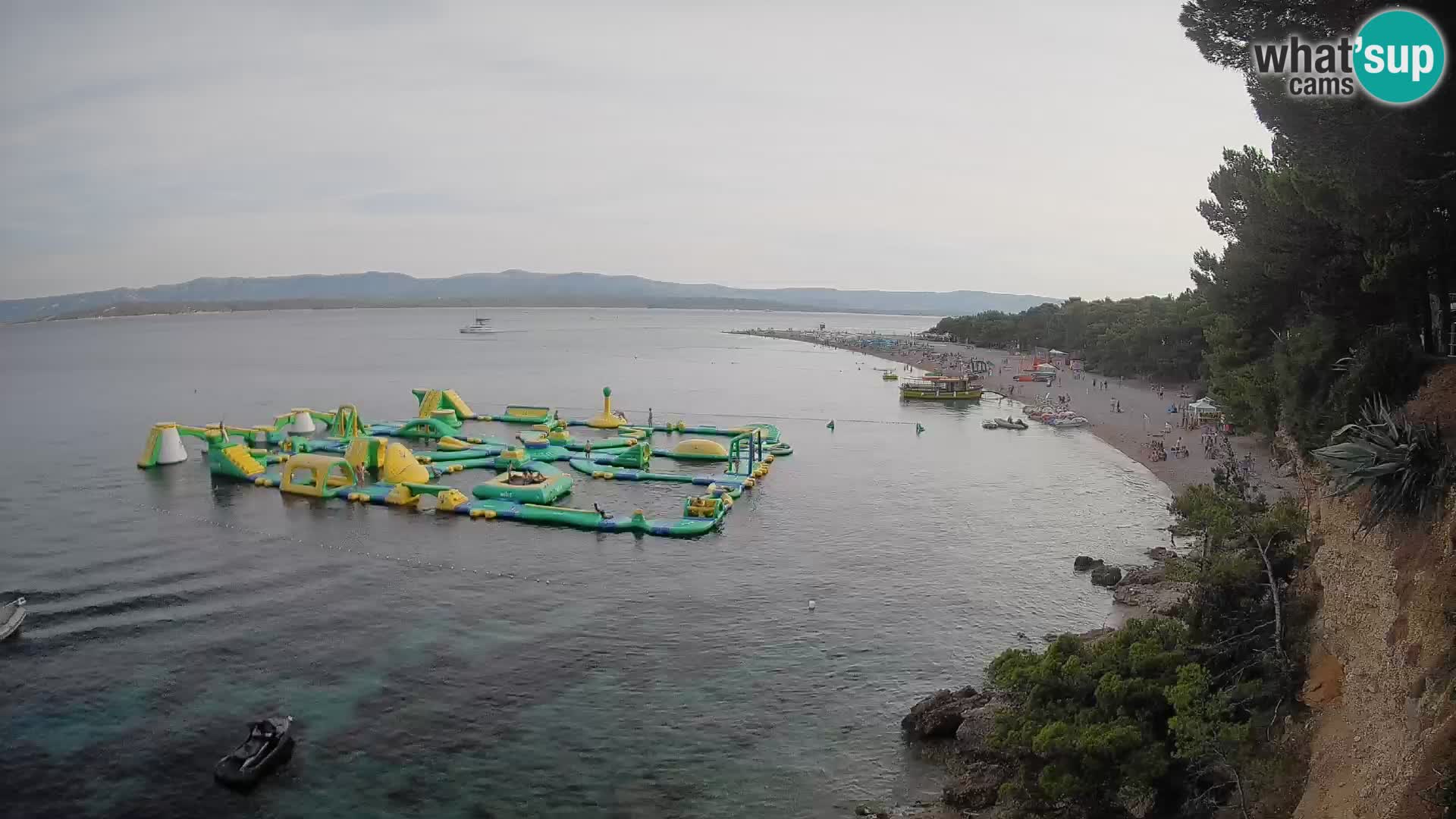 Webcam Zlatni Rat Bol – Liveblick vom berühmten Strand auf Brač