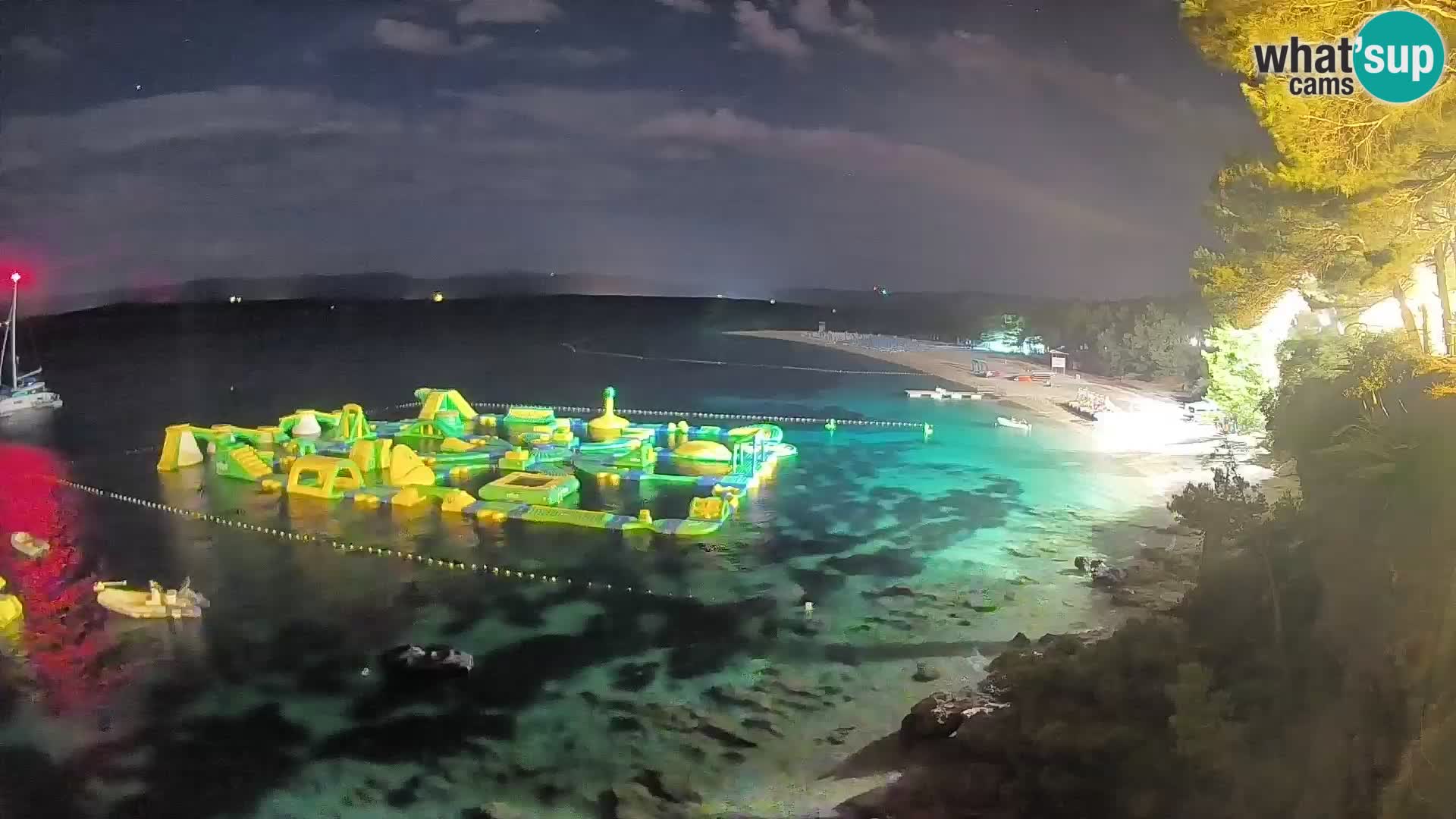 Webcam Bol Zlatni Rat – Vista en vivo desde la isla de Brač
