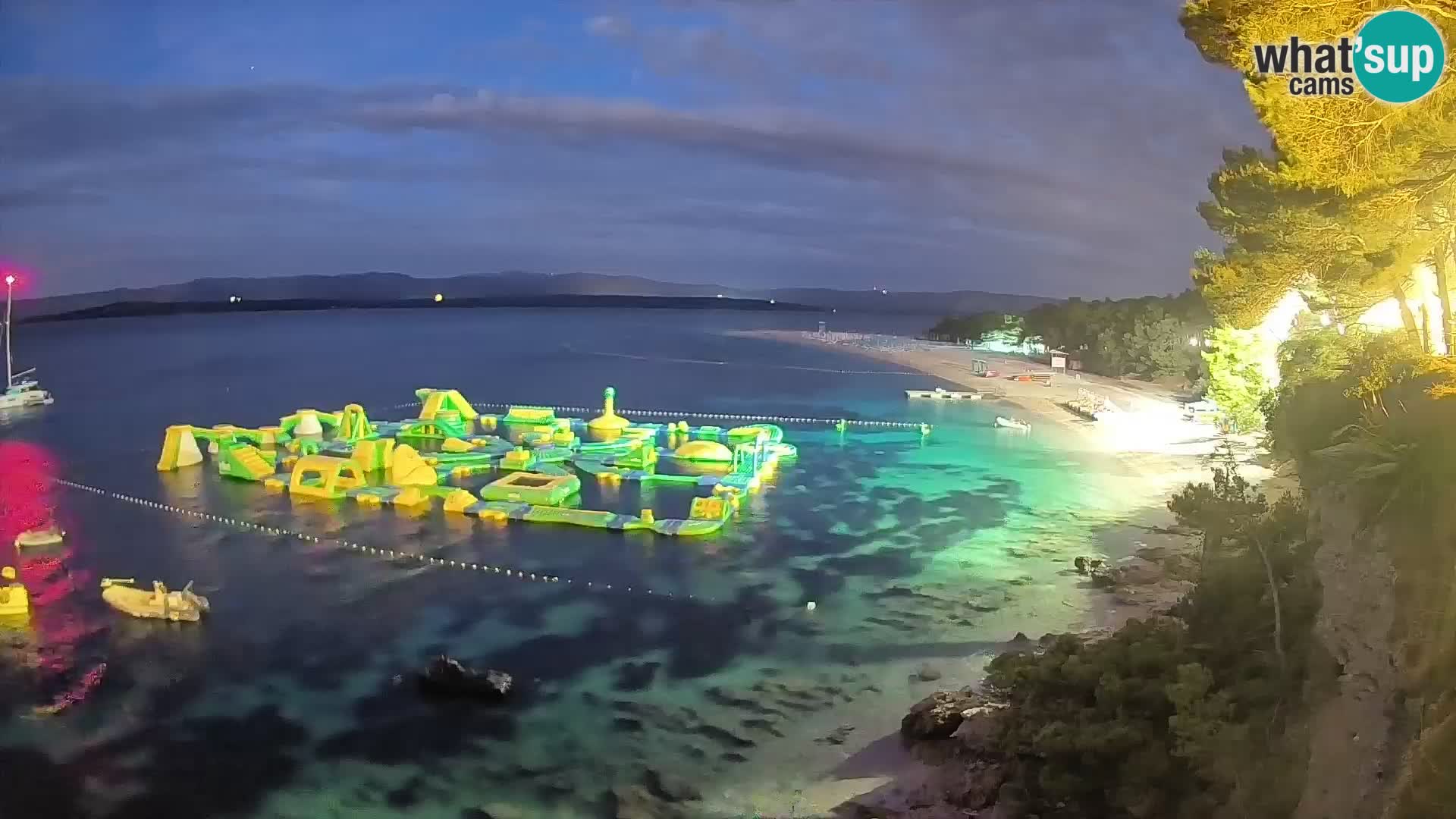 Webcam Bol Zlatni Rat – Vista en vivo desde la isla de Brač
