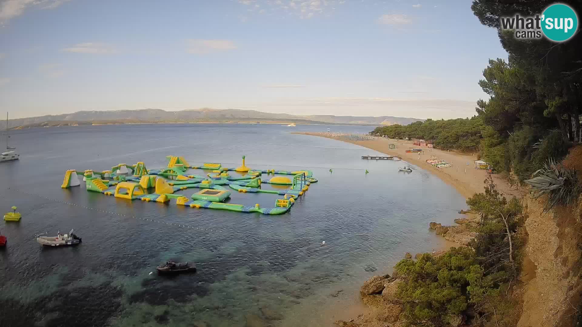 Webcam Zlatni Rat Bol – Liveblick vom berühmten Strand auf Brač
