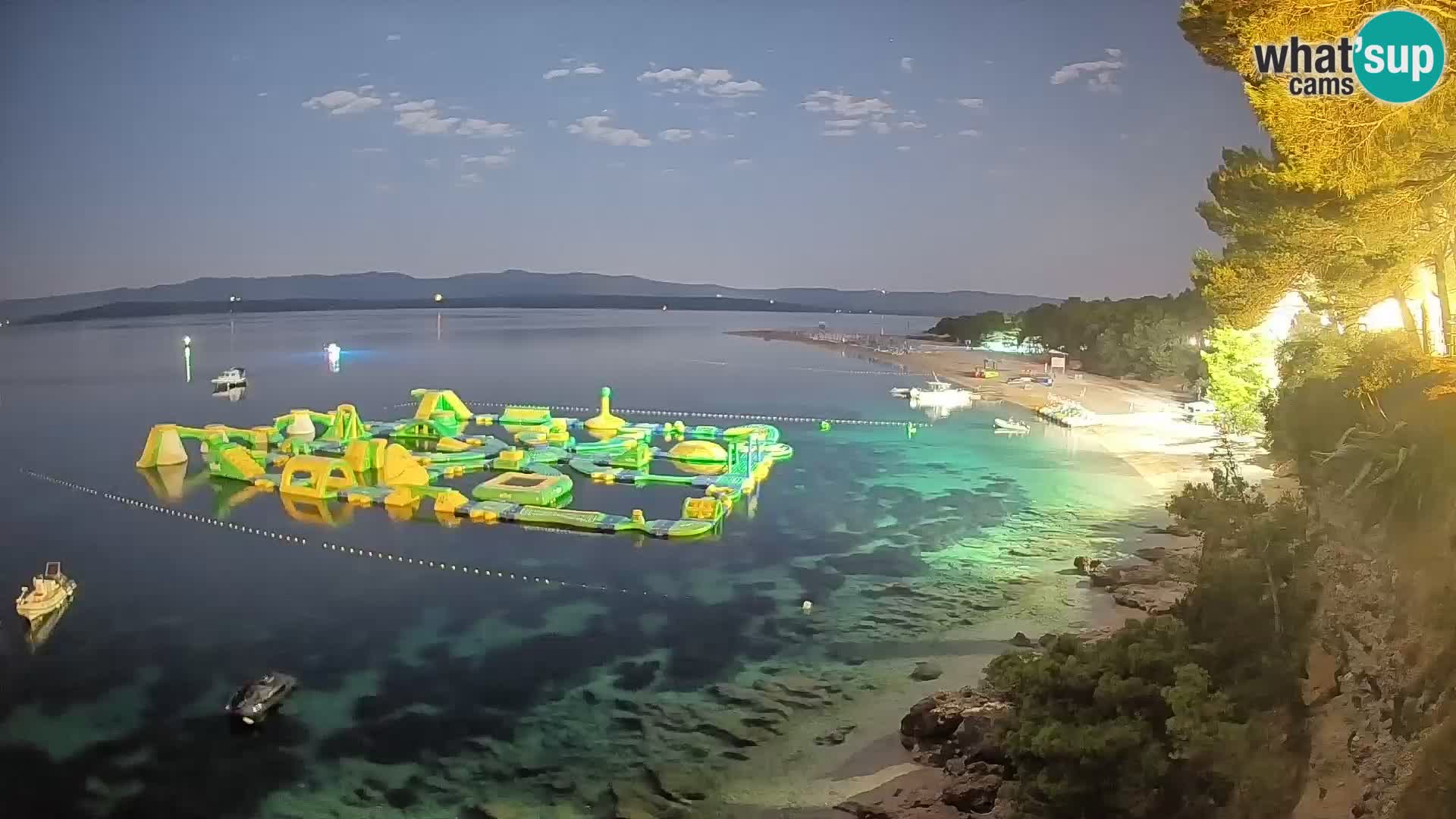 Webcam Bol Zlatni Rat – Vista en vivo desde la isla de Brač