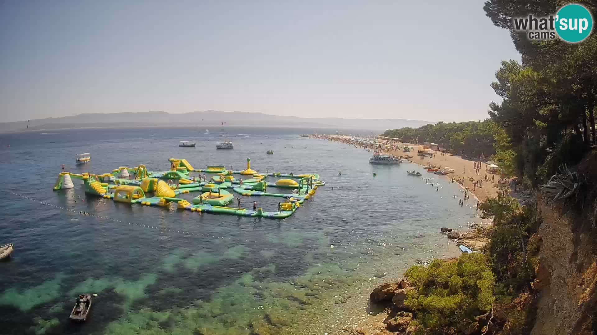 Spletna kamera Bol Zlatni Rat – Pogled v živo z otoka Brač