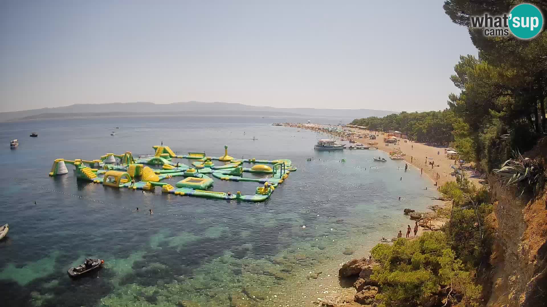 Spletna kamera Bol Zlatni Rat – Pogled v živo z otoka Brač