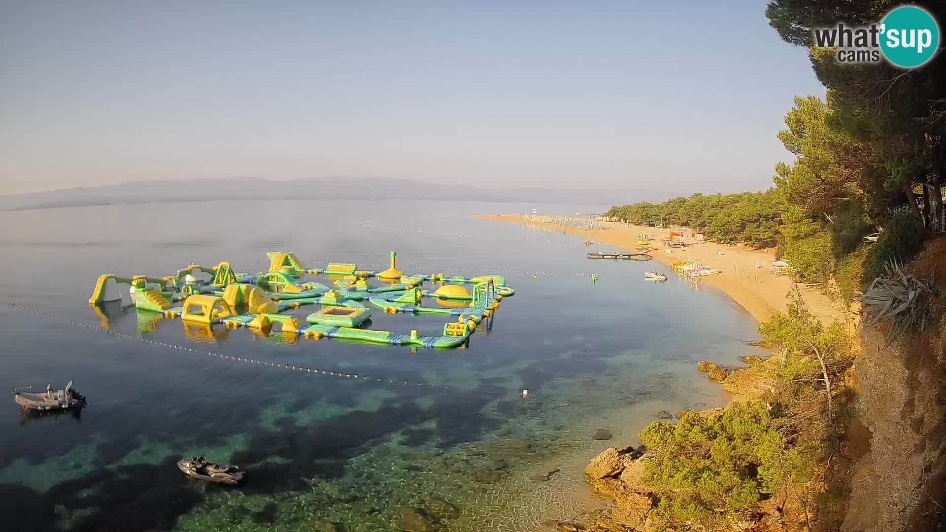 Webcam Zlatni Rat Bol – Liveblick vom berühmten Strand auf Brač