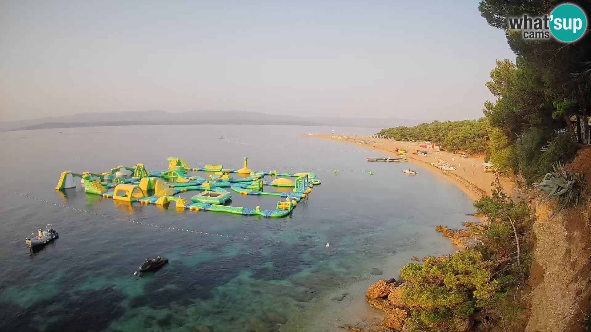 Webcam Zlatni Rat Bol – Liveblick vom berühmten Strand auf Brač