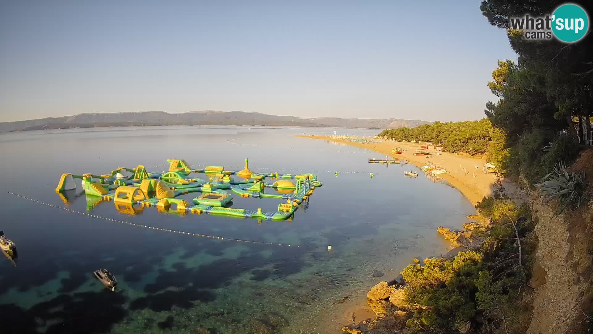 Webcam Bol Zlatni Rat – Vista en vivo desde la isla de Brač