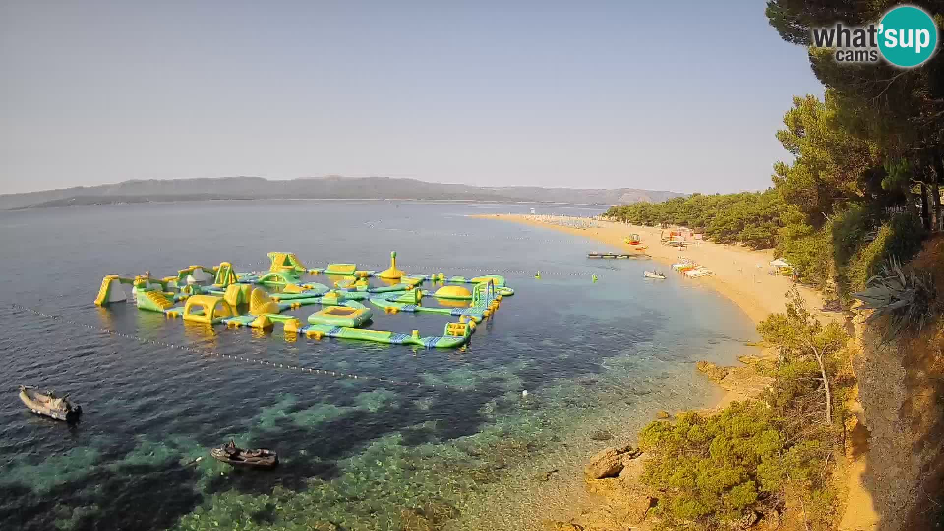 Webcam Zlatni Rat Bol – Liveblick vom berühmten Strand auf Brač