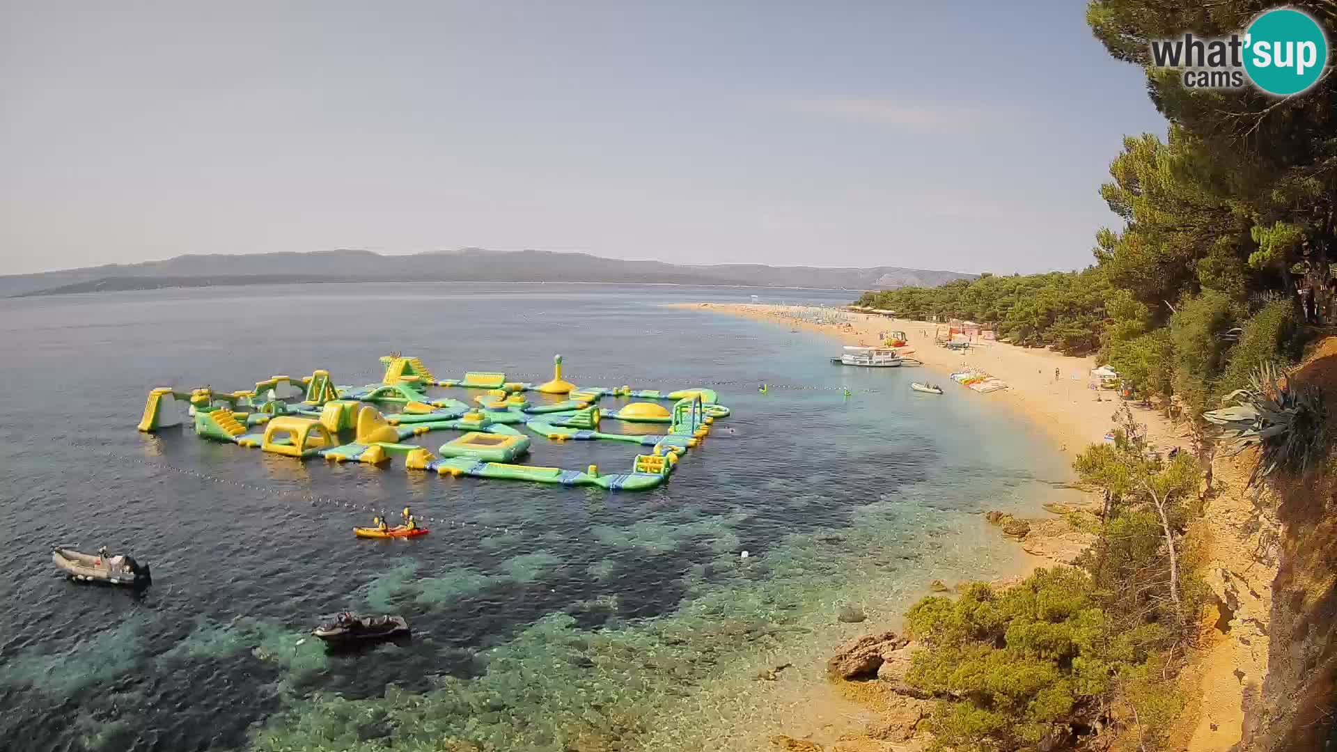 Webcam Bol Zlatni Rat – Vista en vivo desde la isla de Brač