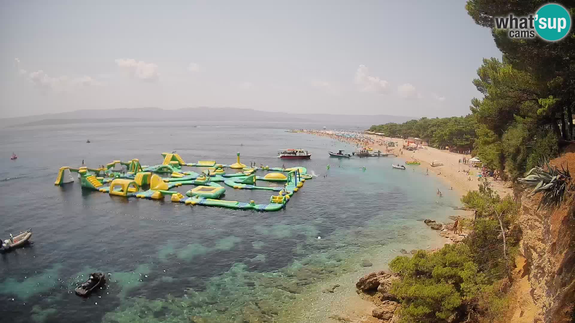 Webcam Bol Zlatni Rat – Vista en vivo desde la isla de Brač