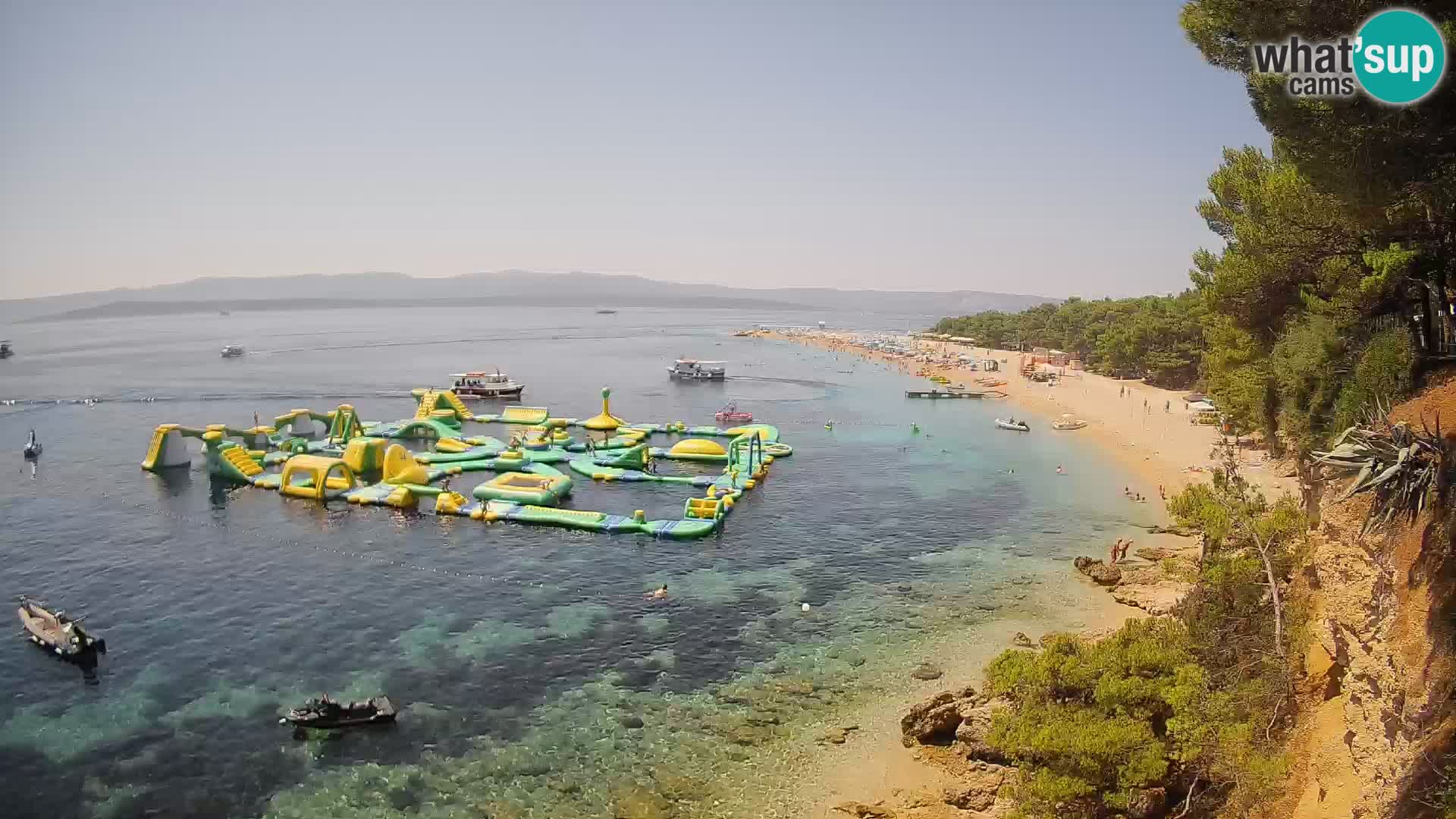 Webcam Bol Zlatni Rat – Vista en vivo desde la isla de Brač