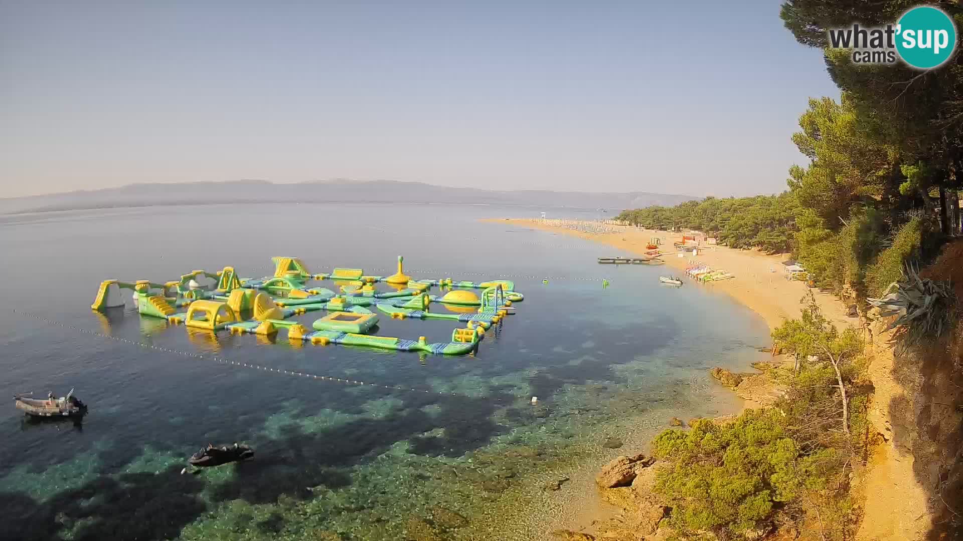 Webcam Zlatni Rat Bol – Liveblick vom berühmten Strand auf Brač
