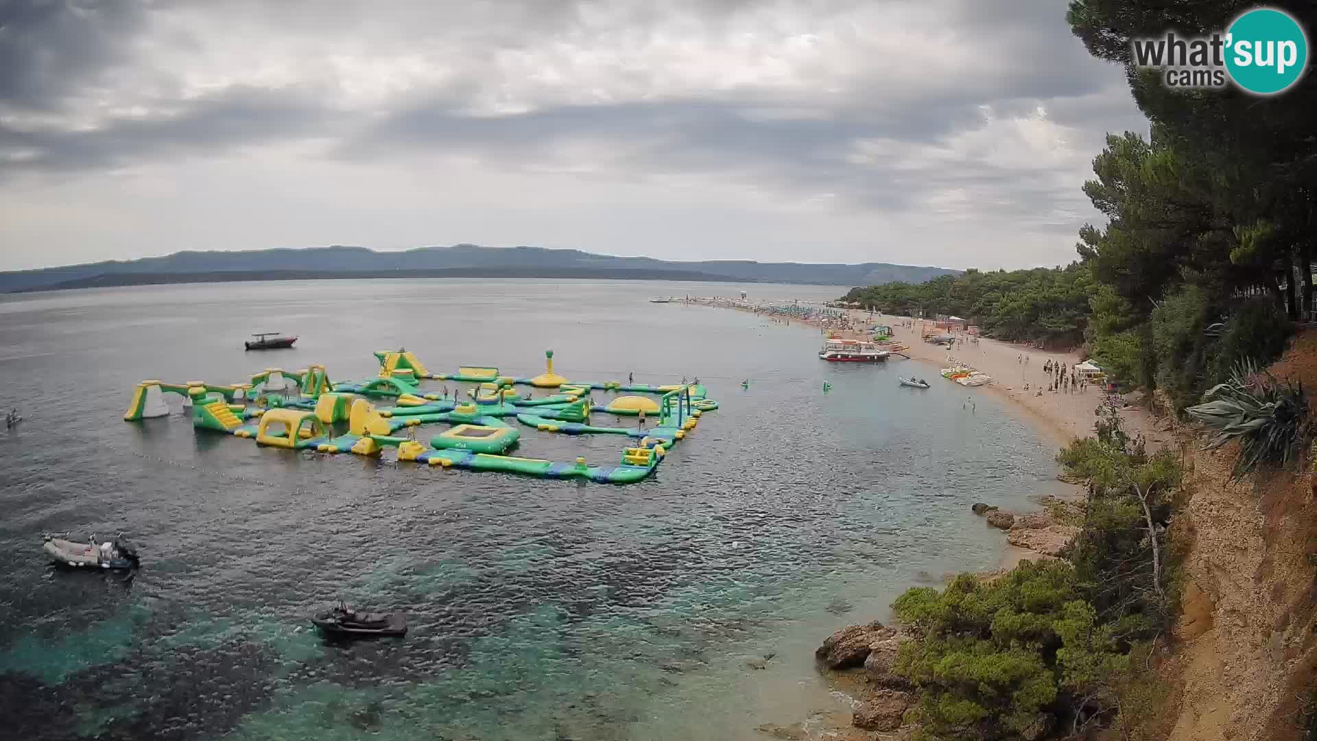 Webcam Bol Zlatni Rat – Vista en vivo desde la isla de Brač