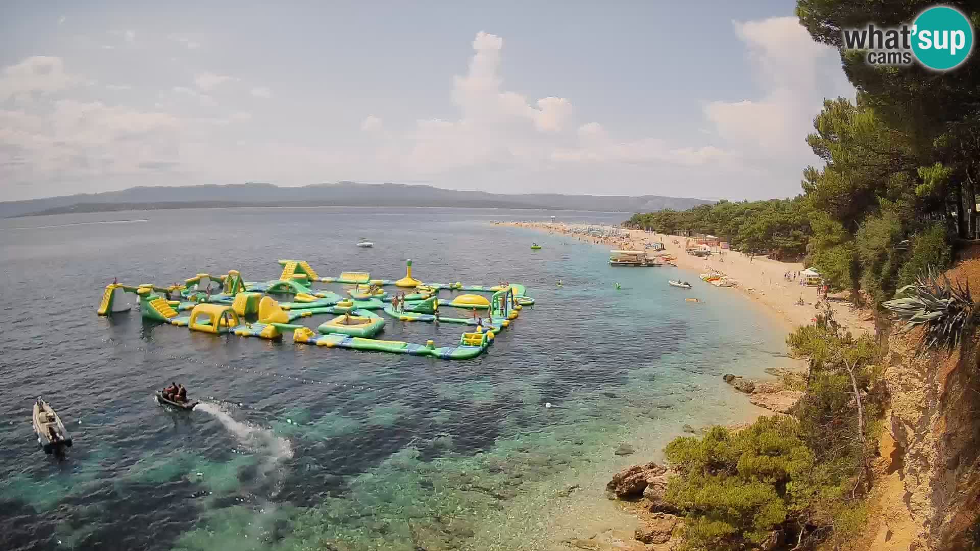 Webcam Bol Zlatni Rat – Vista en vivo desde la isla de Brač
