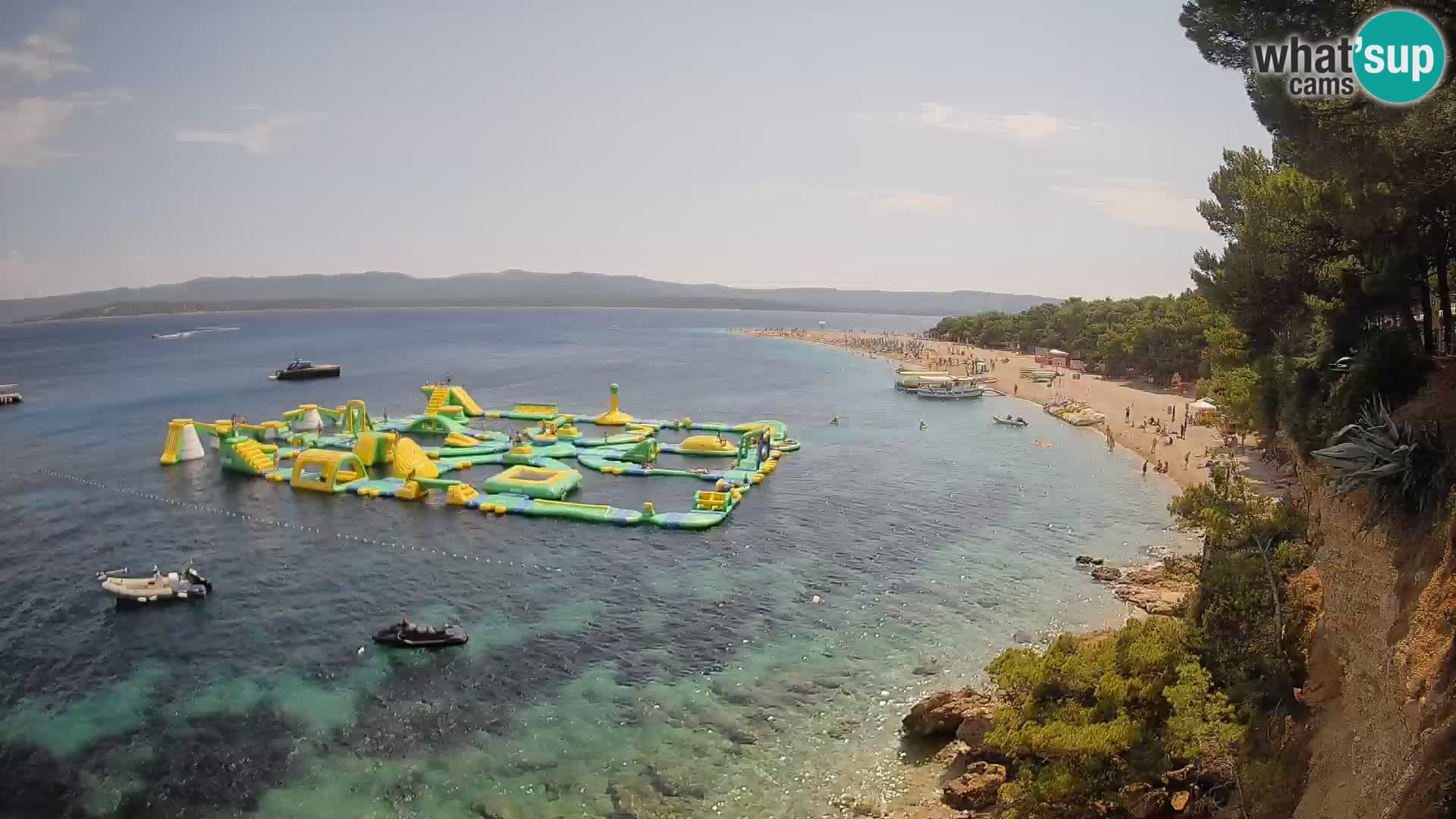 Webcam Zlatni Rat Bol – Liveblick vom berühmten Strand auf Brač