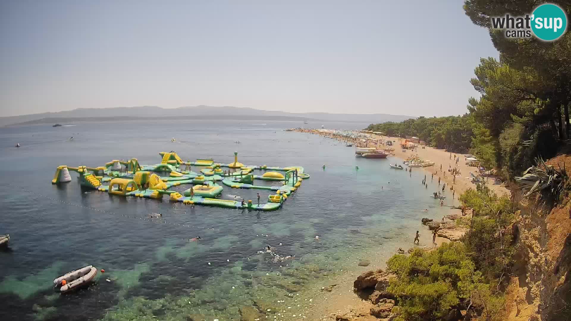 Webcam Bol Zlatni Rat – Vista en vivo desde la isla de Brač