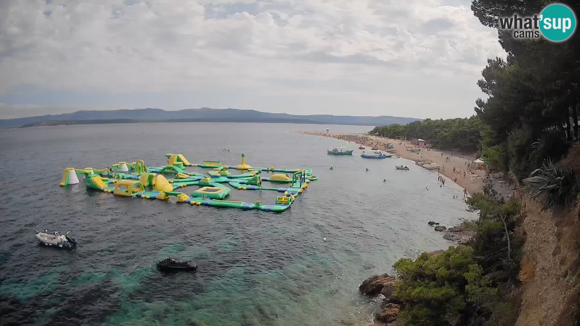 Webcam Zlatni Rat Bol – Liveblick vom berühmten Strand auf Brač