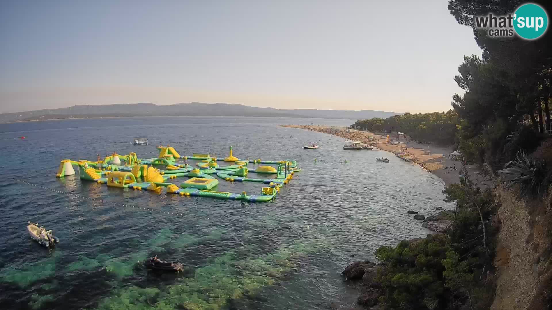 Webcam Zlatni Rat Bol – Liveblick vom berühmten Strand auf Brač