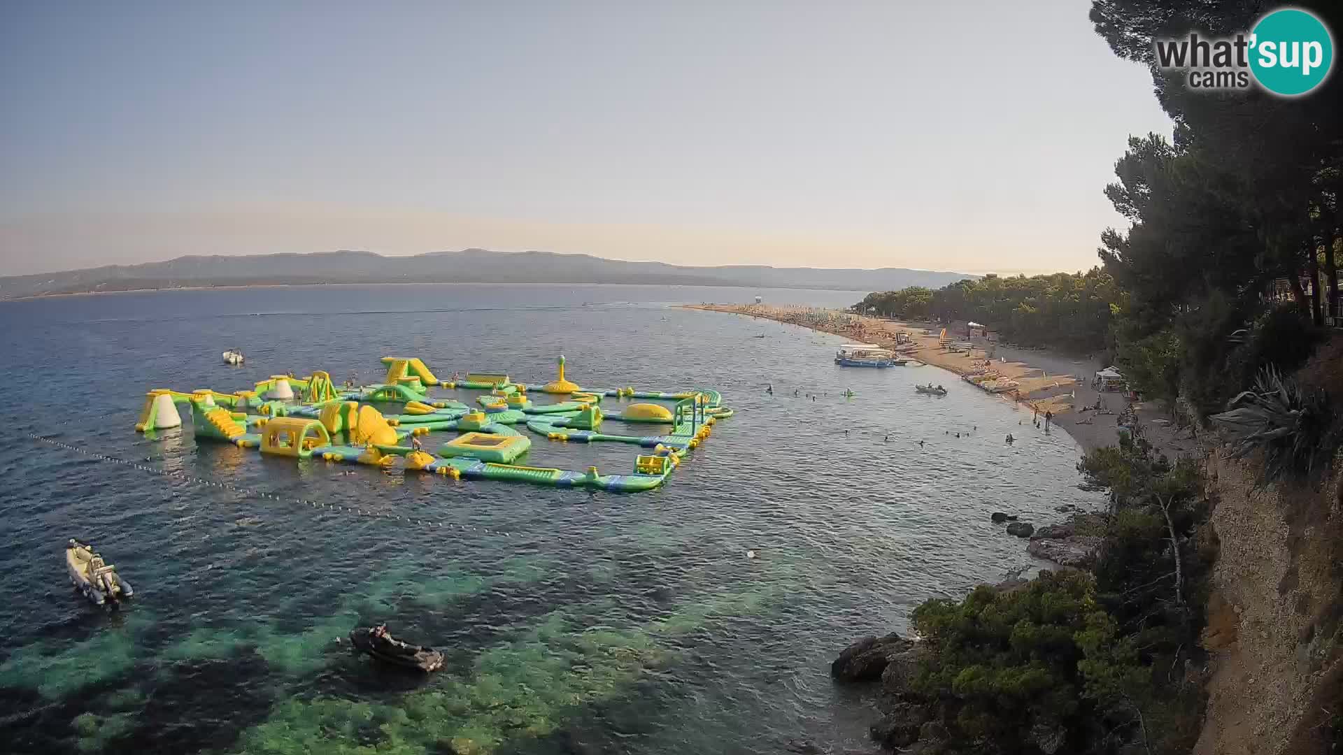 Webcam Bol Zlatni Rat – Vista en vivo desde la isla de Brač