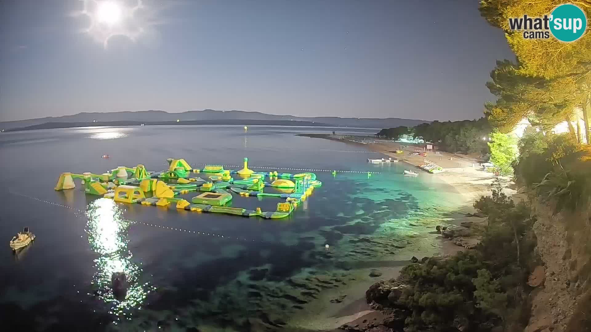 Webcam Zlatni Rat Bol – Liveblick vom berühmten Strand auf Brač