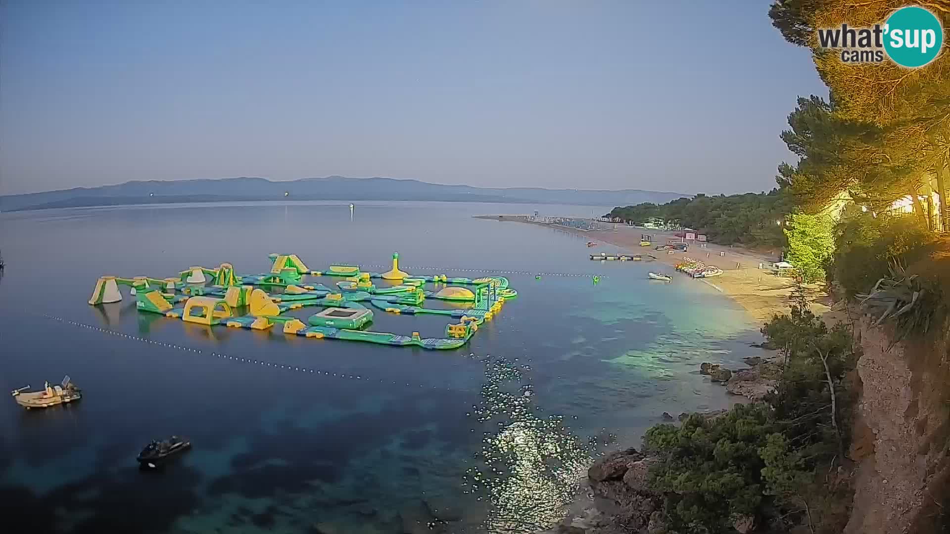 Webcam Zlatni Rat Bol – Liveblick vom berühmten Strand auf Brač