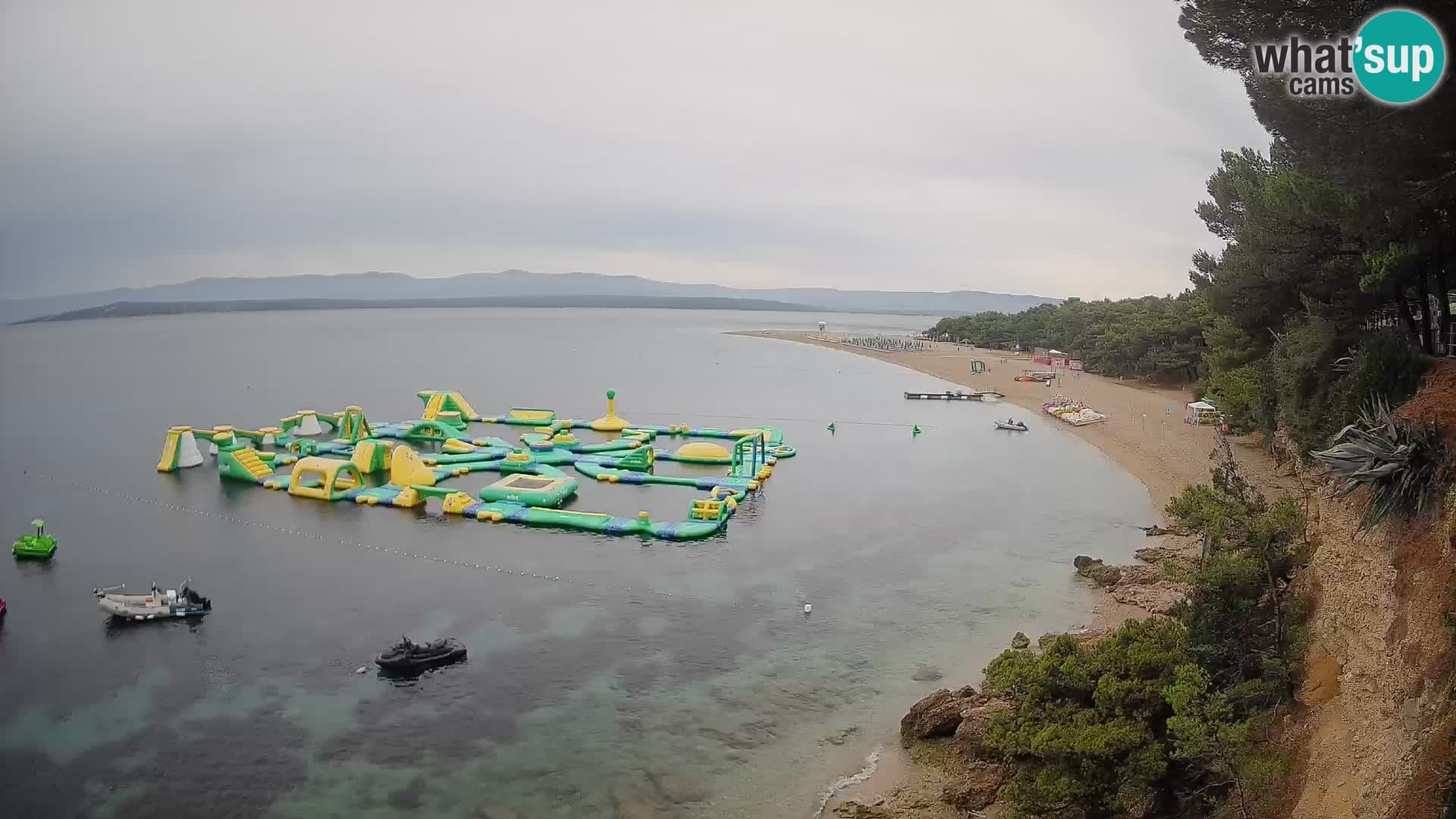 Webcam Bol Zlatni Rat – Vista en vivo desde la isla de Brač