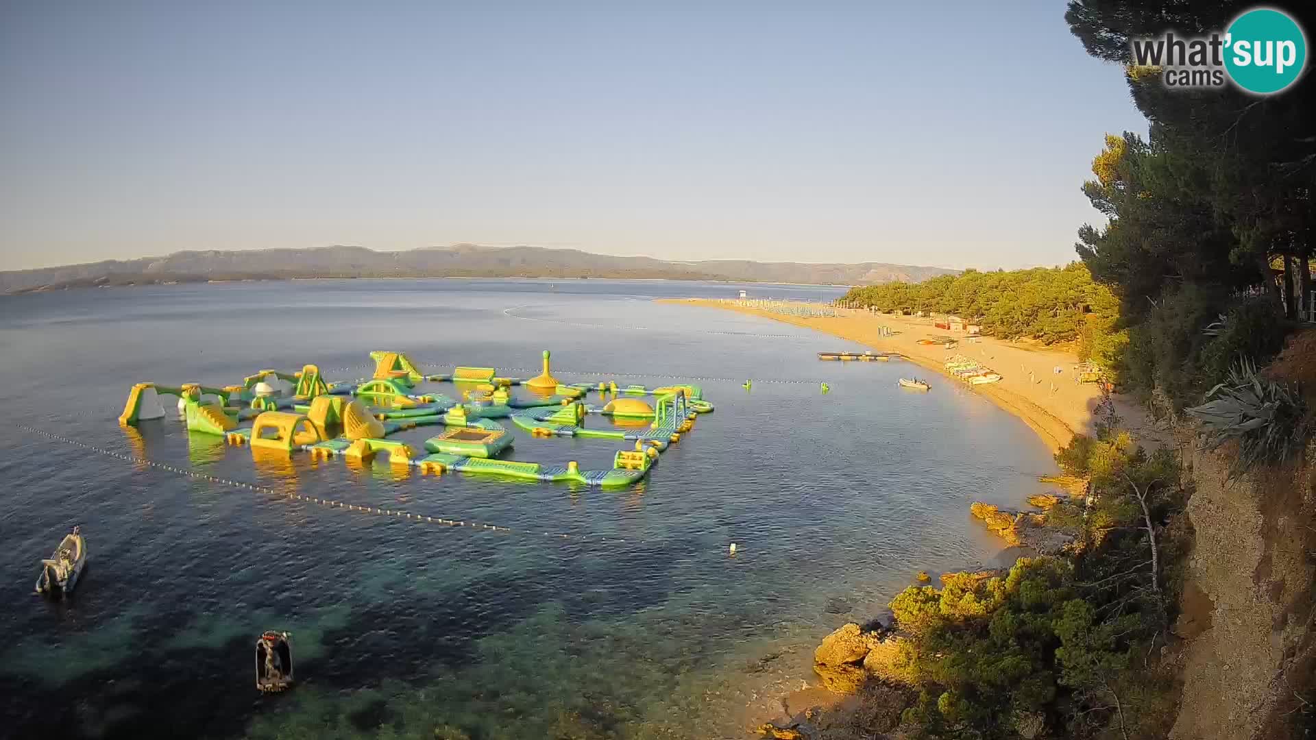 Webcam Bol Zlatni Rat – Vista en vivo desde la isla de Brač