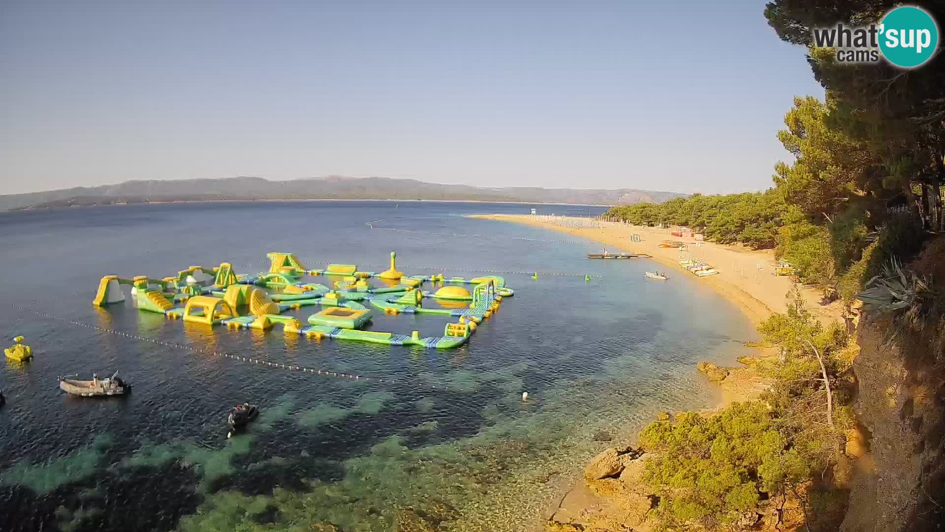 Webcam Bol Zlatni Rat – Vista en vivo desde la isla de Brač
