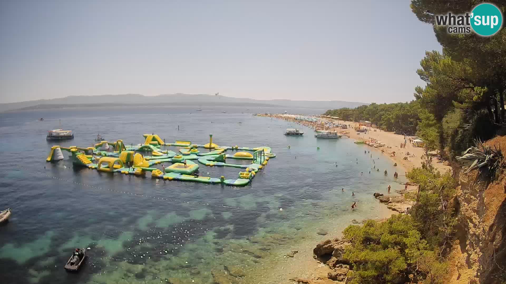 Spletna kamera Bol Zlatni Rat – Pogled v živo z otoka Brač