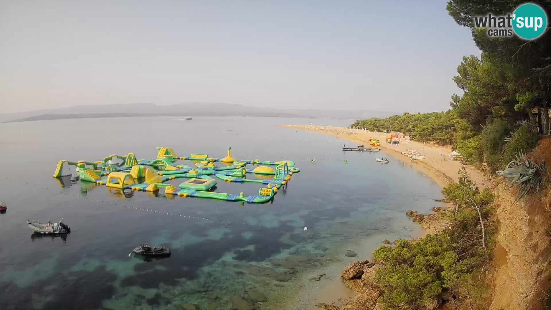 Webcam Bol Zlatni Rat – Vista en vivo desde la isla de Brač